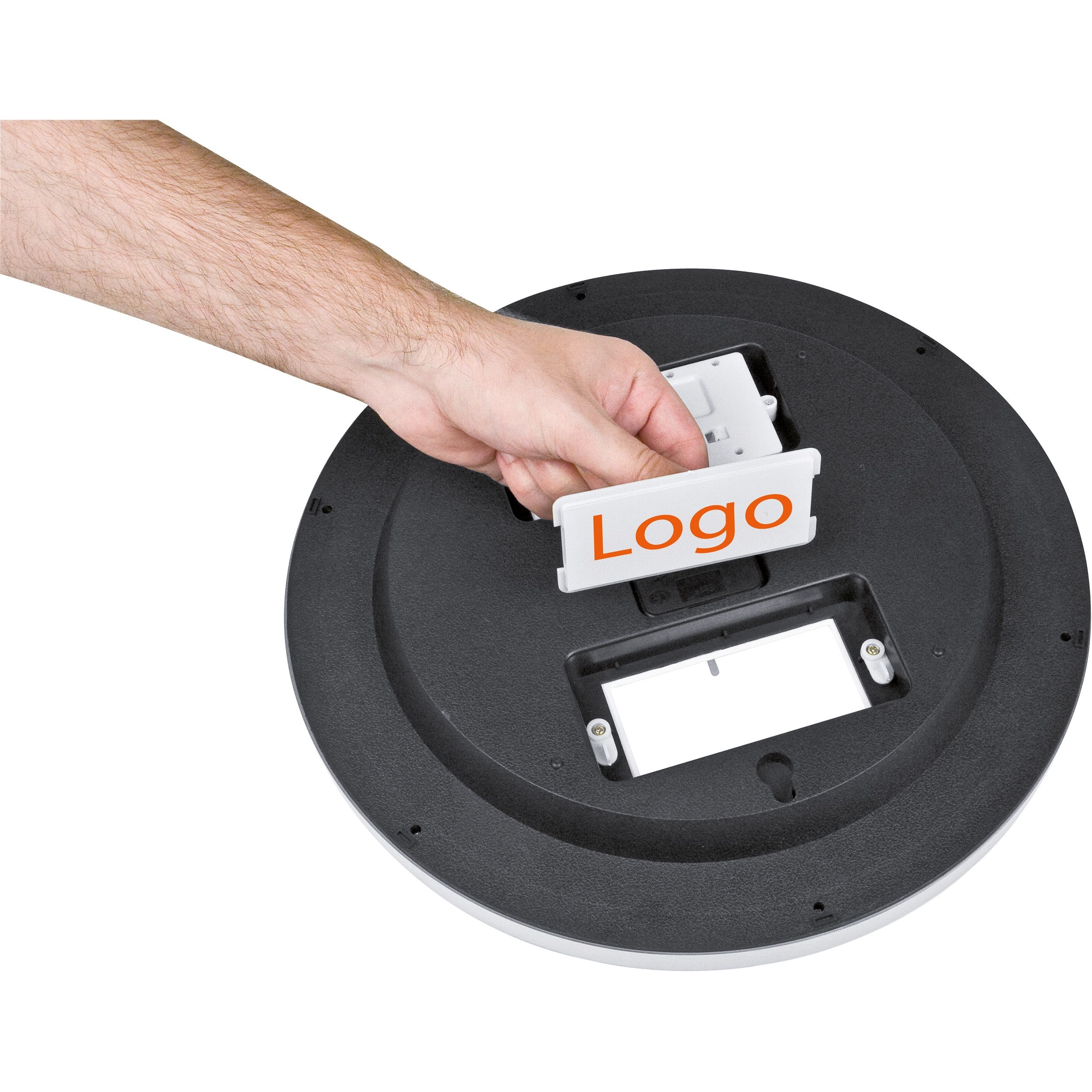 MA41240-06Analoge Wanduhr mit Digitalanzeige_ weiss