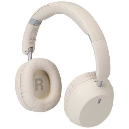 PF124473-1Hoggar Falltbare Over Ear Kopfhoerer mit ANC und ENC aus recyceltem Kunststoff_ weiss