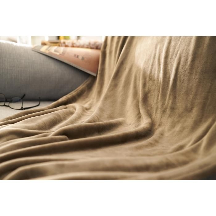 GI965859-357Decke aus Flanellvlies _280 gr_m²_ Sean_ beige