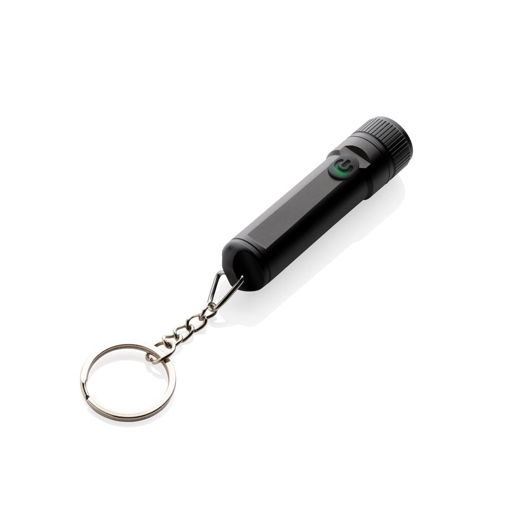 XDP514.50-01Gear X wiederaufladbare ultrahelle Key-Chain Taschenlampe_ schwarz