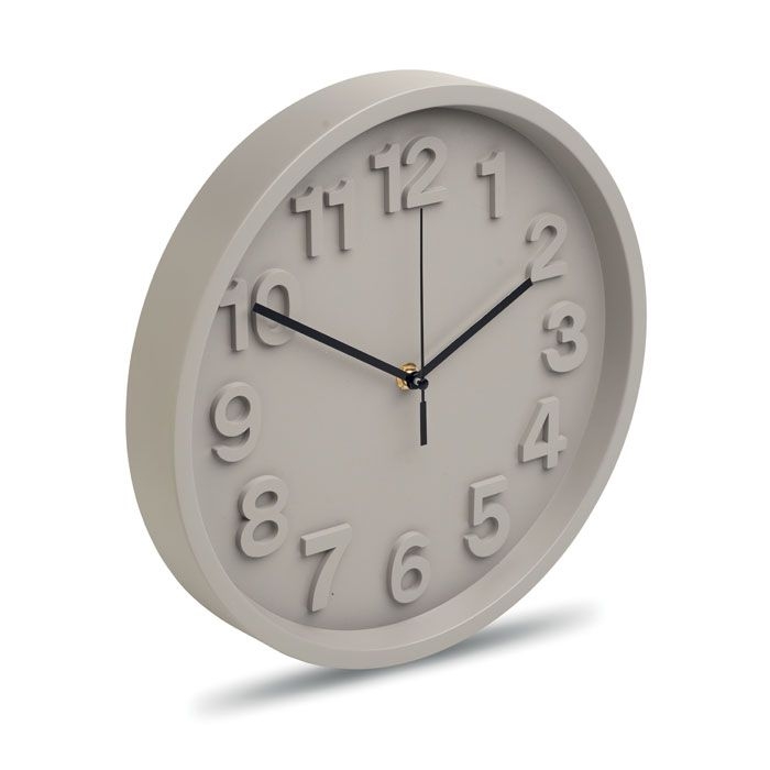 MO2851-07Muro Wanduhr aus PP_ grau