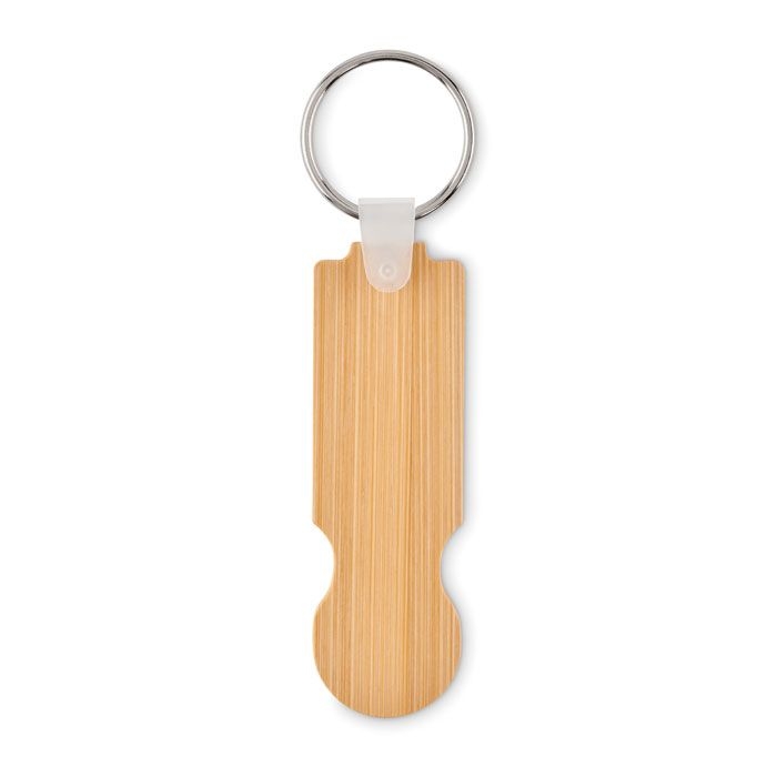 MO6797-40Compras Schluesselanhaenger Bambus_ holz