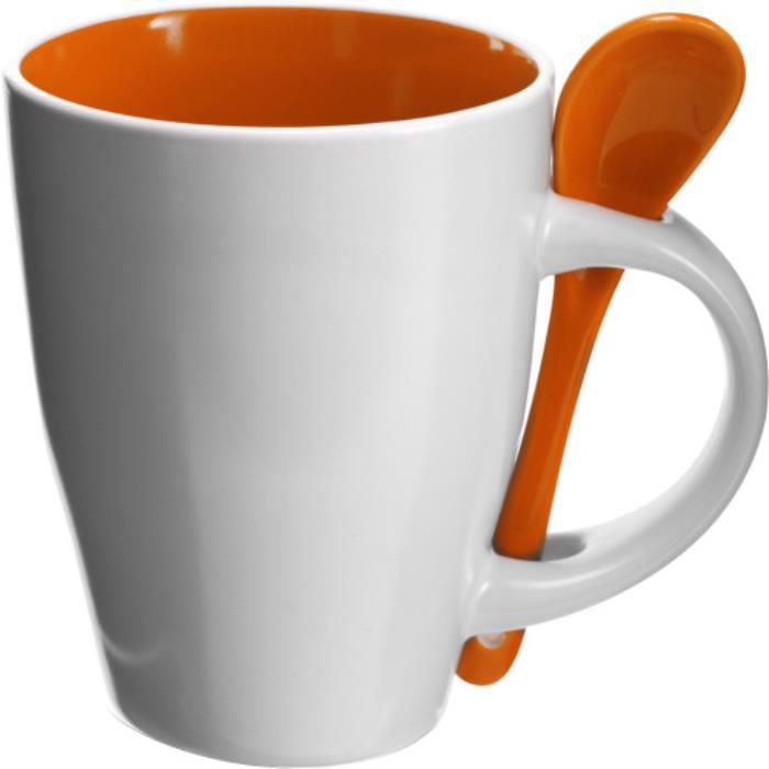 GI2855-07Becher aus Keramik Eduardo_ Orange