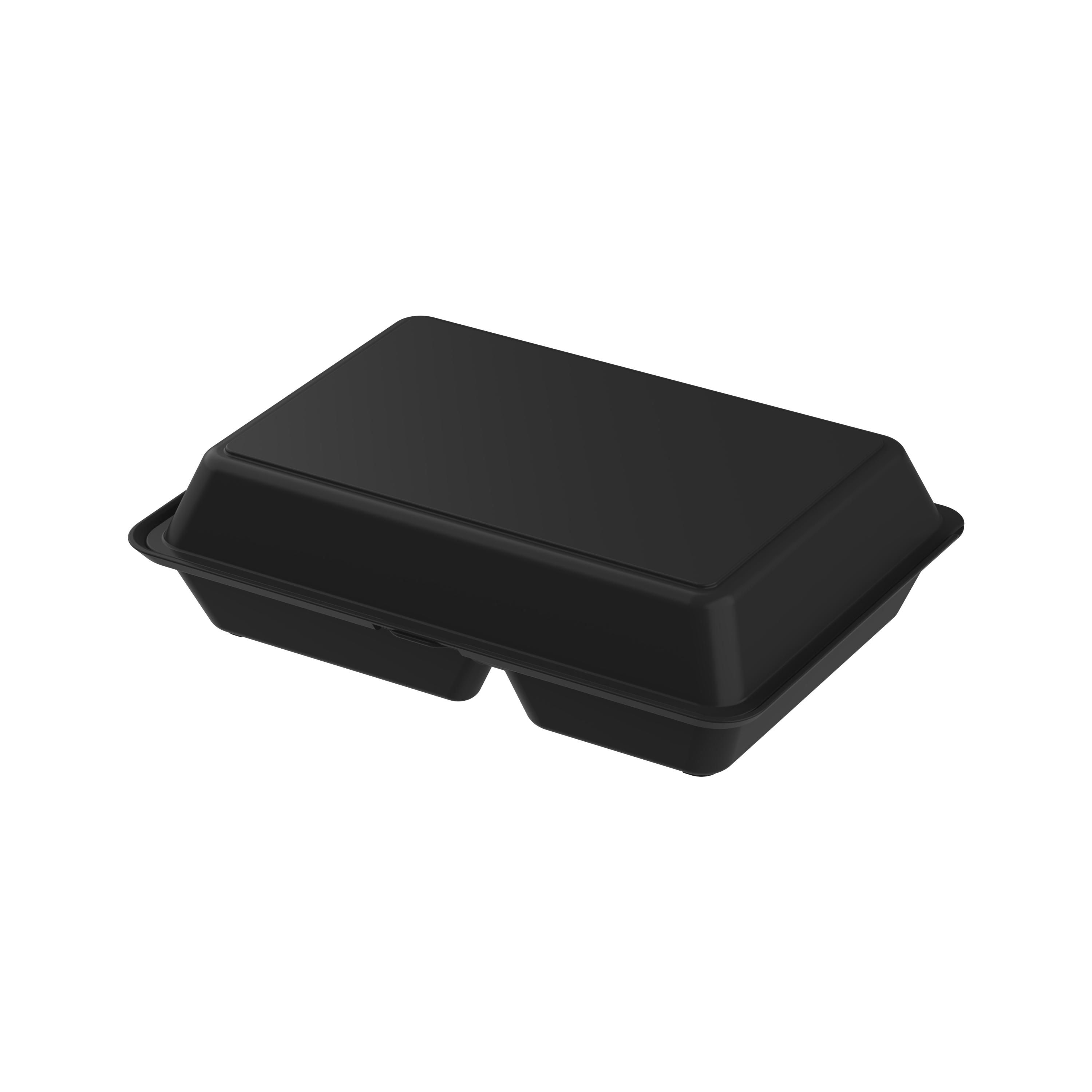 EL01929-5Menuebox _ToGo_ XL_ 3-geteilt_ schwarz