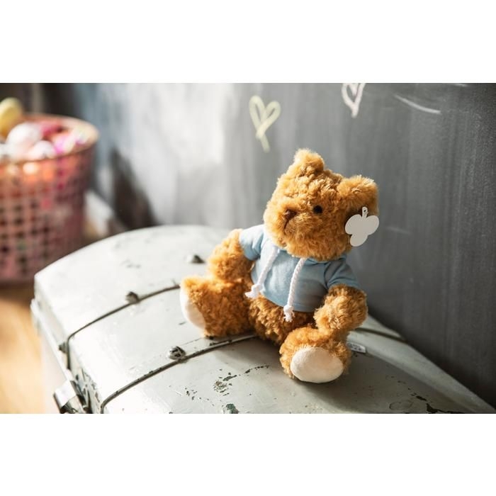 GI8182-18Pluesch-Teddybaer Monty_ hellblau