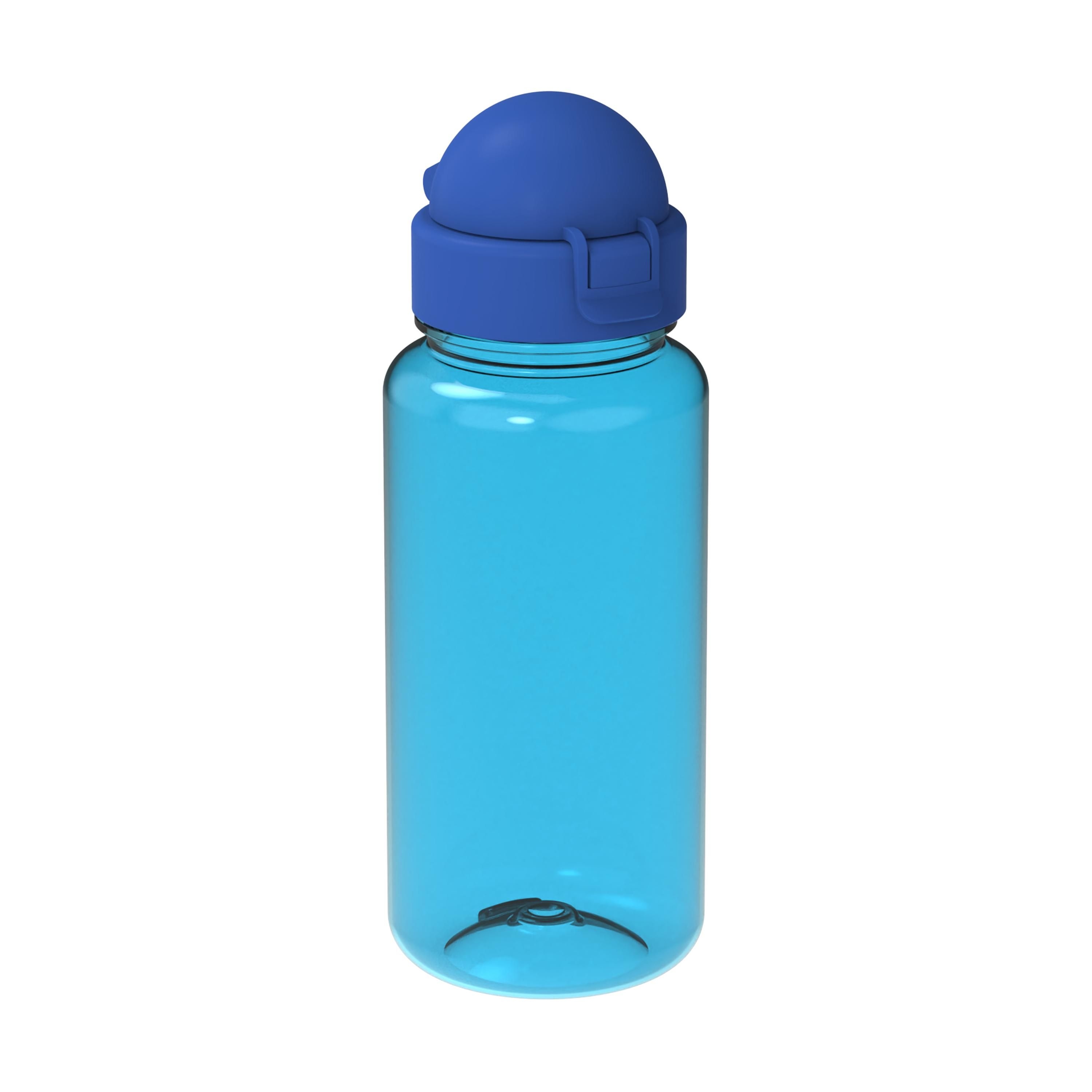 EL02182-4Trinkflasche _Junior_ 400 ml_ RENEW_ transparent-blau_ standard-blau