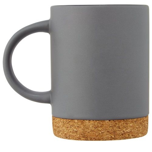 PF100901-2Neiva 425 ml Keramiktasse mit Korkboden_ grau