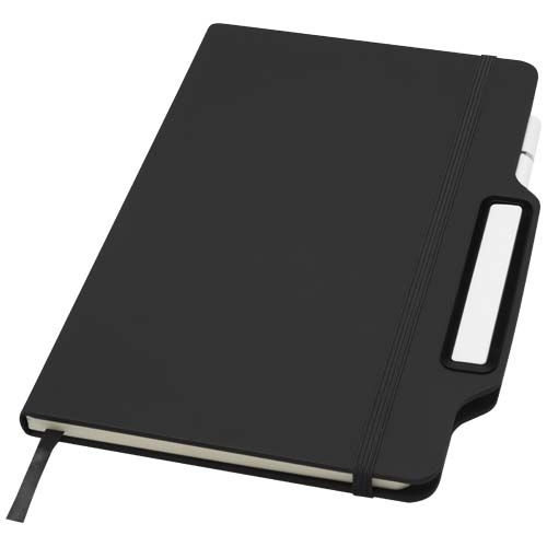 PF107969-4Nexus A5 Hardcover Notizbuch mit Kugelschreiber und Bleistiftset _schwarze Mine_ schwarz