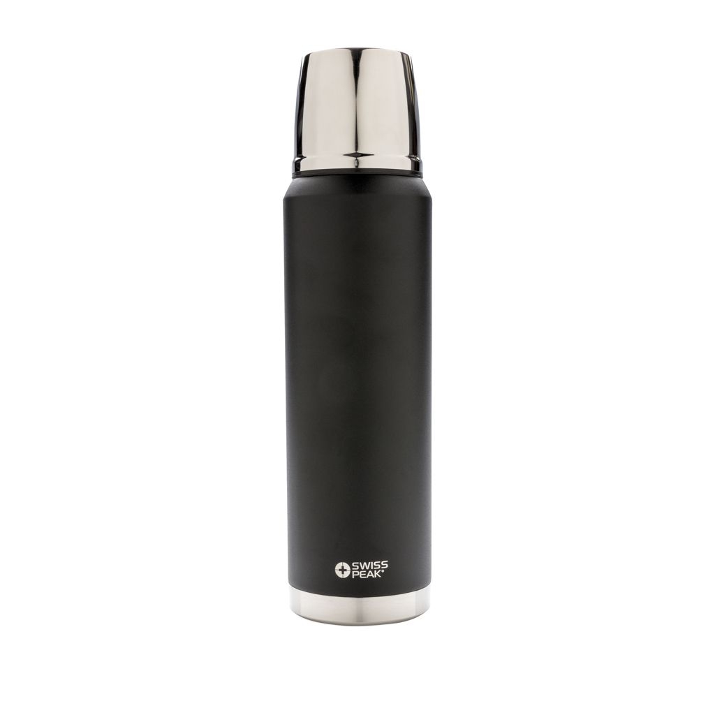 XDP433.36-1Swiss Peak Elite  1l Kupfer Vakuum Flasche_ schwarz