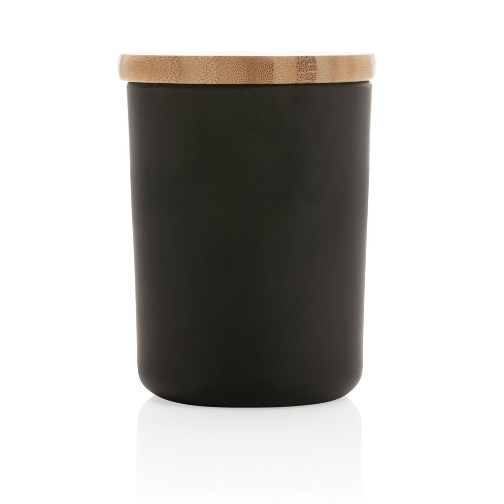 XDP262.94-1Ukiyo Deluxe parfuemierte Kerze mit Bambusdeckel_ schwarz