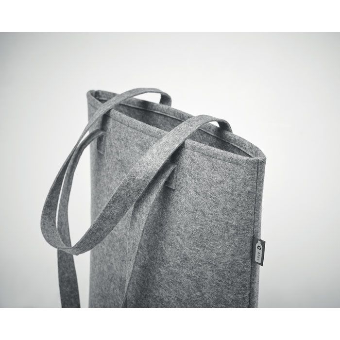 MO6185-07Taslo Shopping Tasche RPET-Filz_ Grau