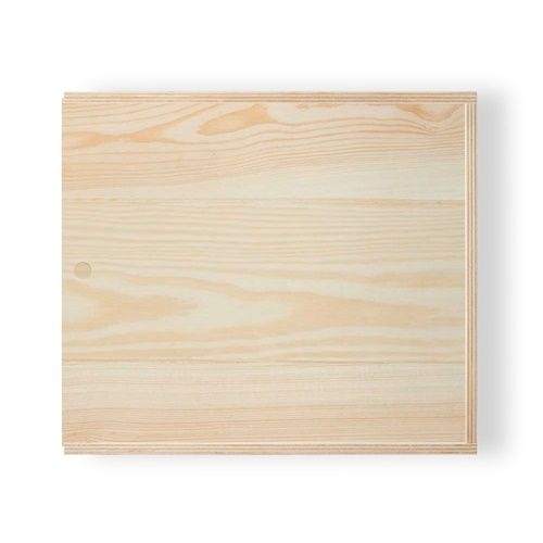ST94942-170BOXIE WOOD L Schachtel und Deckel_ natur - dunkel