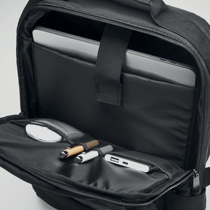 MO6329-03Singapore Laptop Rucksack 300D RPET_ Schwarz