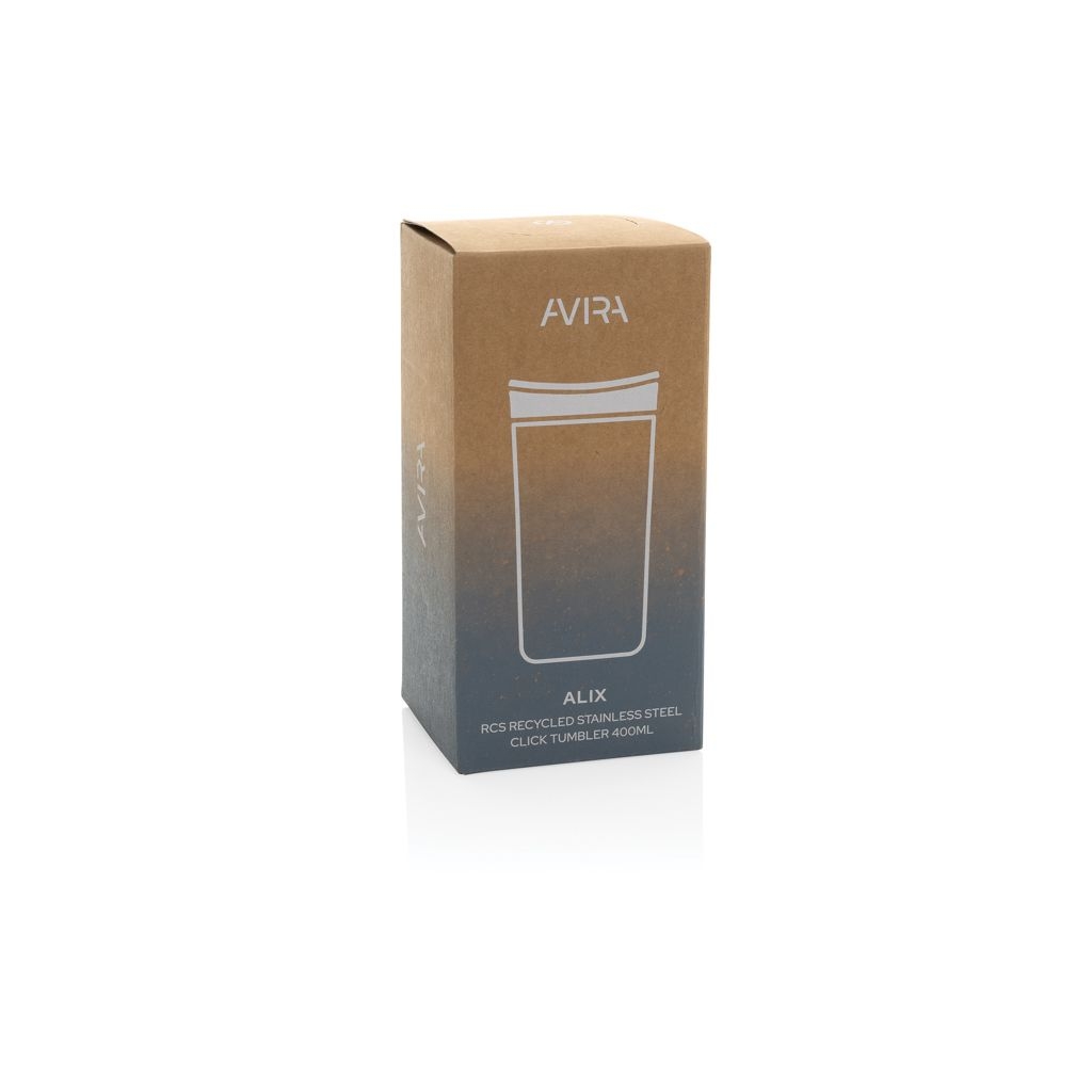 XDP438_10-02Avira Alix Klickbecher aus RCS rec. Stahl 400ml_ silber