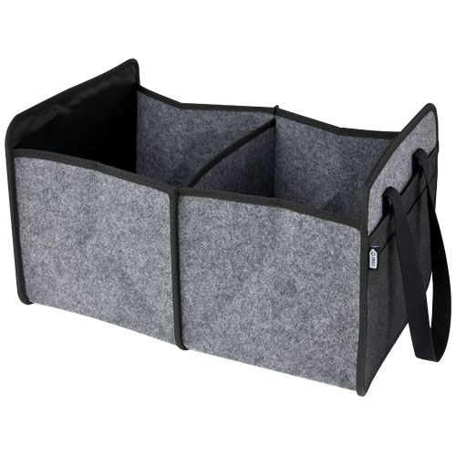 PF120664-1Felta faltbarer Auto-Organizer aus GRS-recyceltem Filz_ mittelgrau