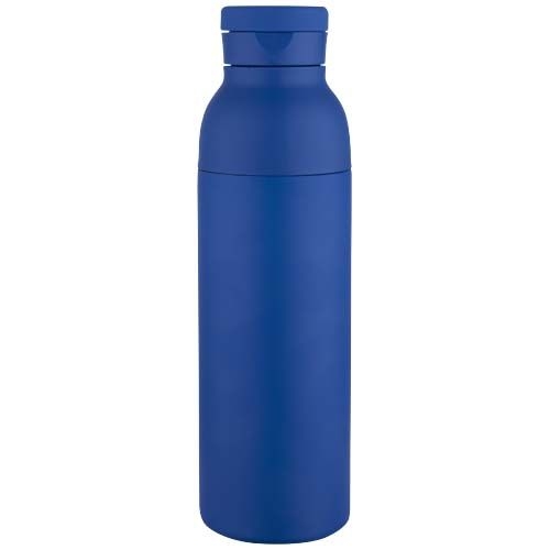 PF100838-3Illuminate 650 ml RCS doppelwandige Isolierflasche aus recyceltem Edelstahl_ royalblau