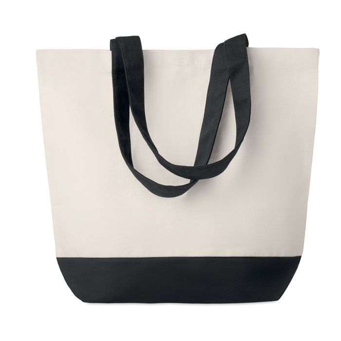 MO9816-03Kleuren Bag Shopping Tasche Canvas_ Schwarz
