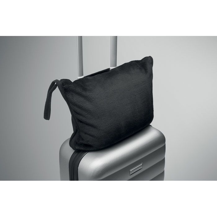 MO2568-03Cozy Reisedecke Flanell 220g_m²_ schwarz