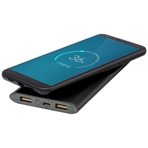 Juice 8000 mAh kabellose Powerbank, schwarz