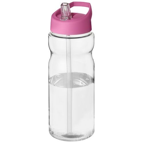PF210049-21H2O Active® Base 650 ml Sportflasche mit Ausgussdeckel_ transparent_rosa PF210049-21H2O Active® Base 650 ml Sportflasche mit Ausgussdeckel_ transparent_rosa
