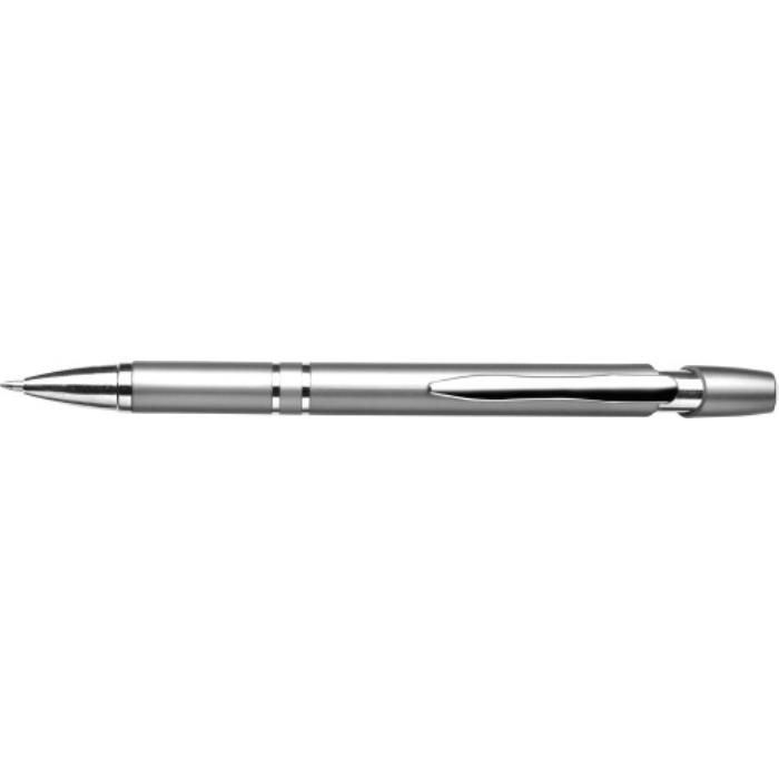 Kugelschreiber aus Kunststoff Greyson, Silber