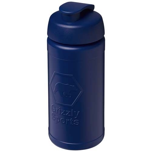 PF210289-3Baseline Rise 500 ml Sportflasche mit Klappdeckel_ blau_blau