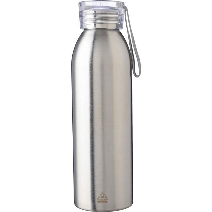 GI1171297-32Einwandige Edelstahl-Trinkflasche 650 ml Cindy_ silber