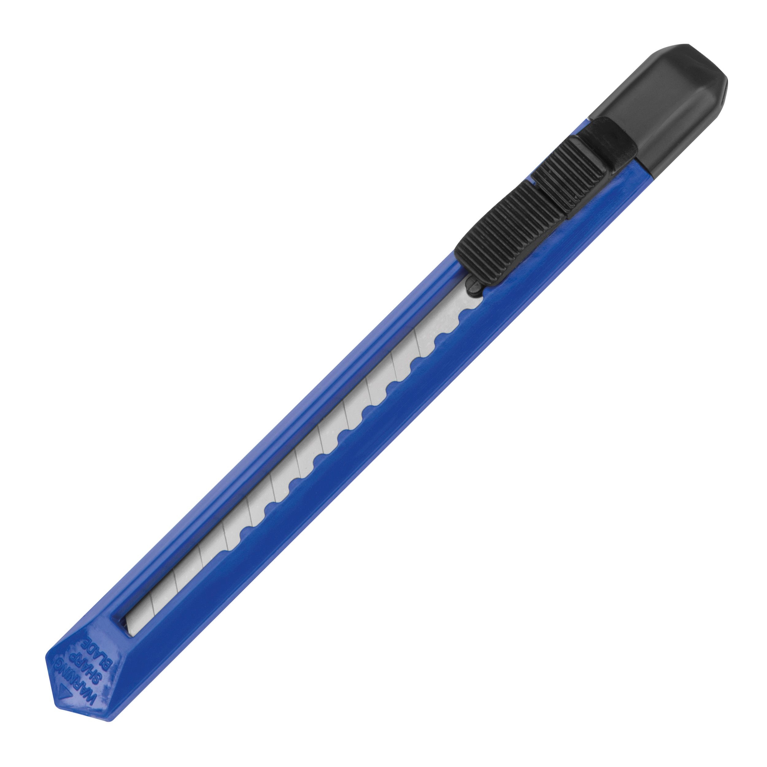 MA89003-04Schlankes Kartonmesser aus Kunststoff URBAN_ blau