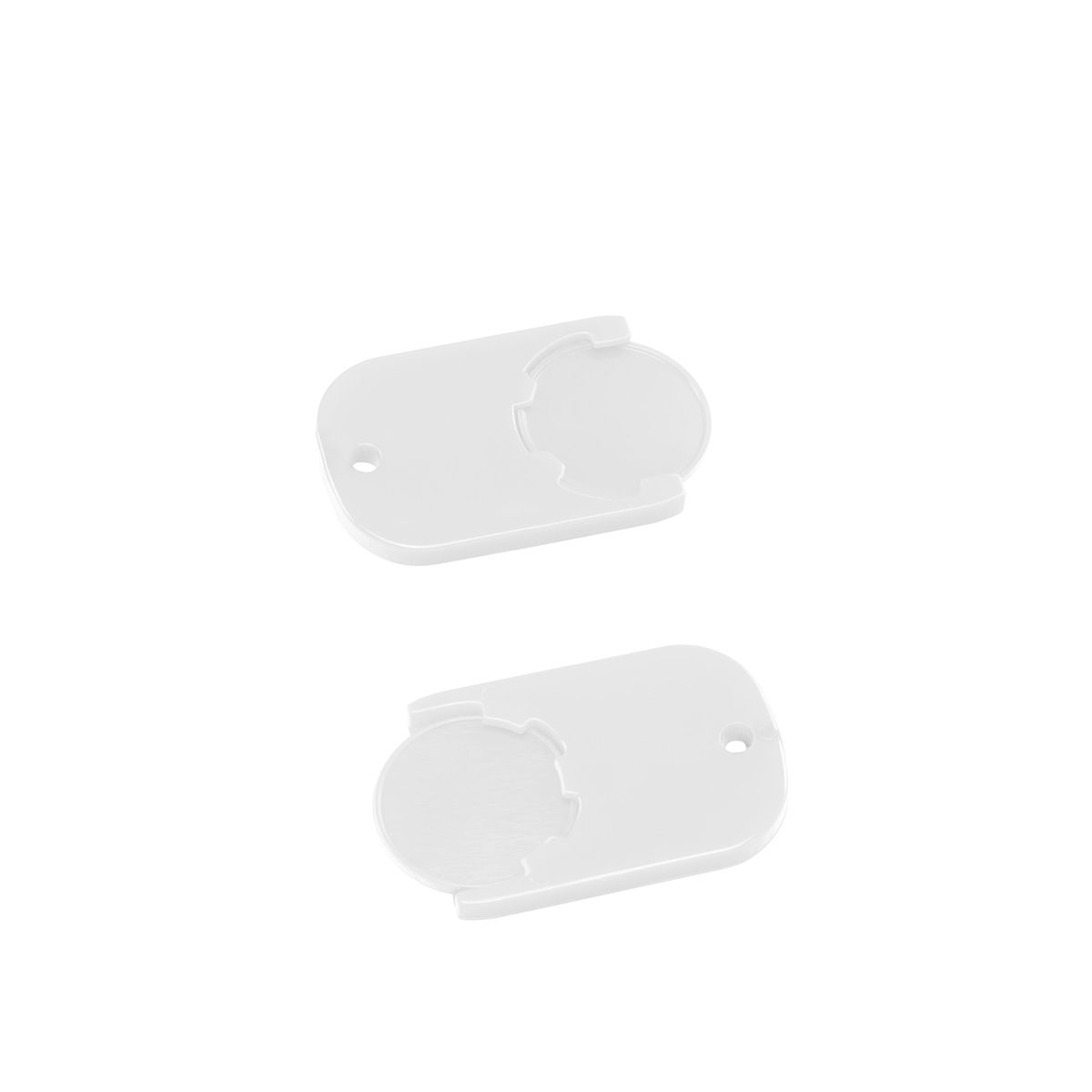 HE7555-0-0Chiphalter mit 1€-Chip _Gamma_ weiss_ weiss
