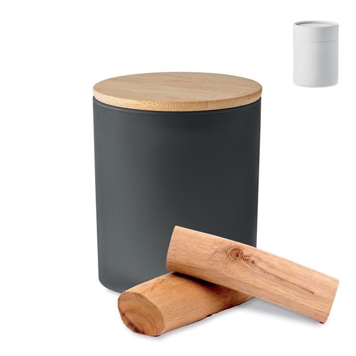 MO6613-03Keops Medium Kerze im Glas 200 g_ Schwarz