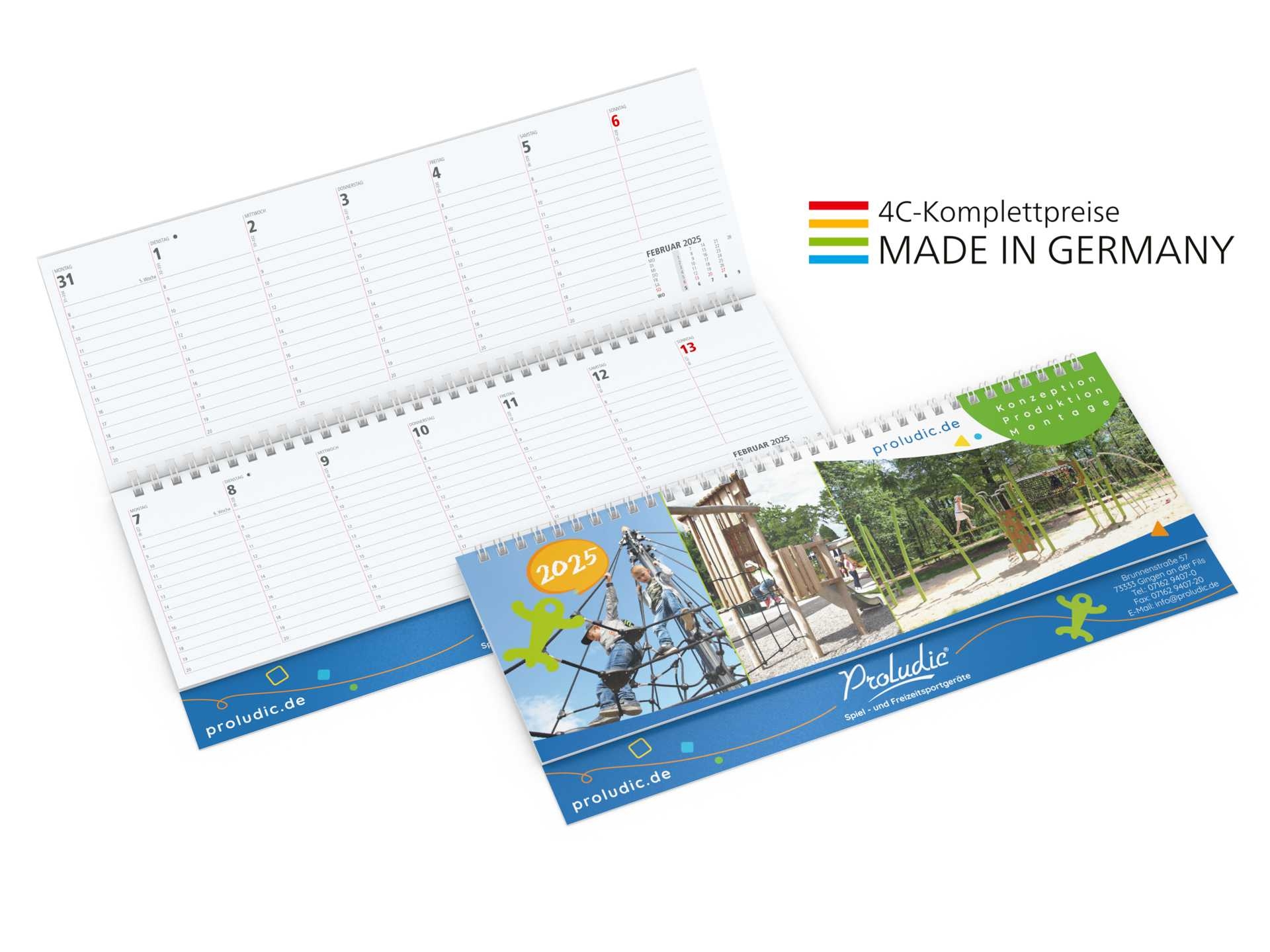 GE0015Tisch-Querkalender Signal