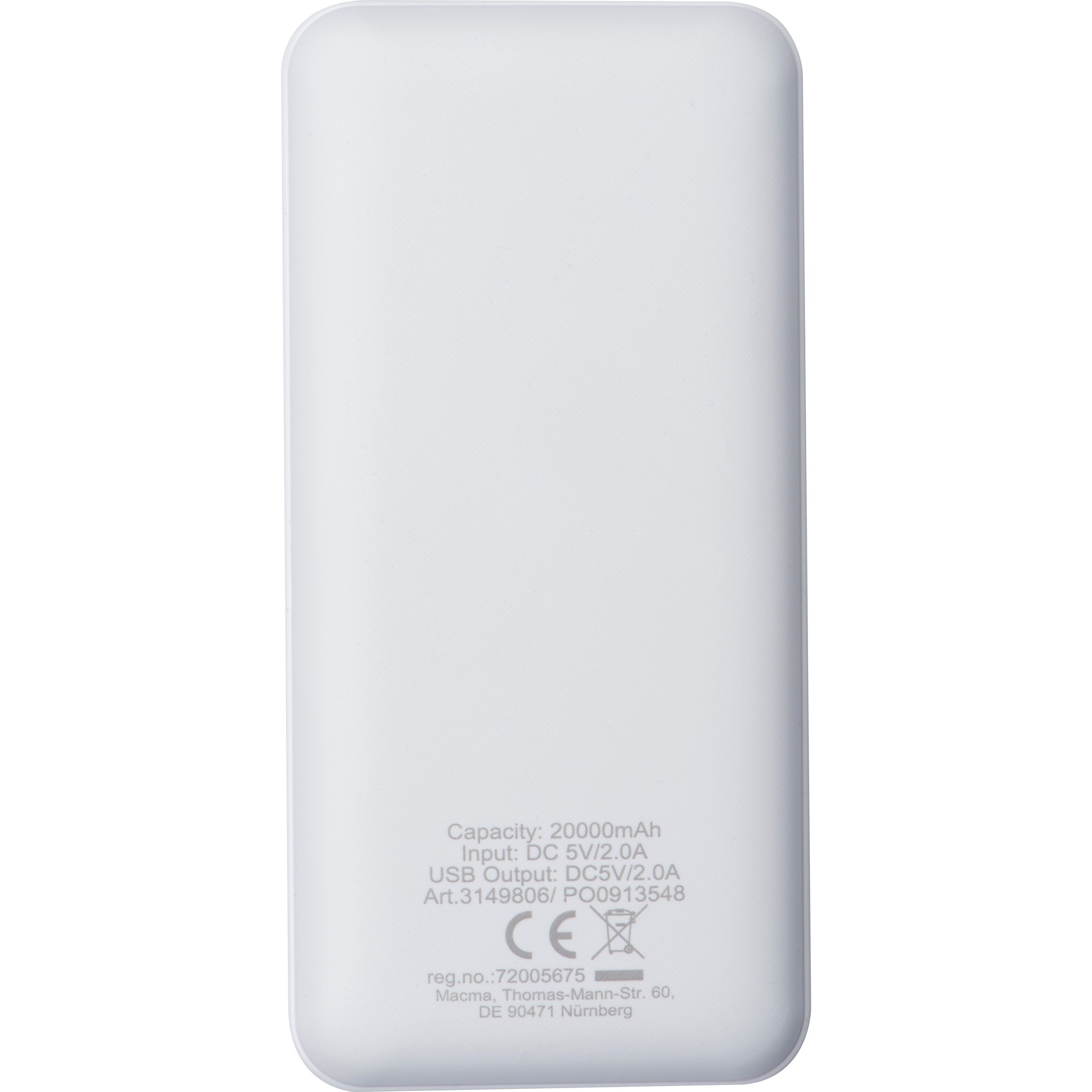 MA31498-06Powerbank 20.000 mAh_ weiss