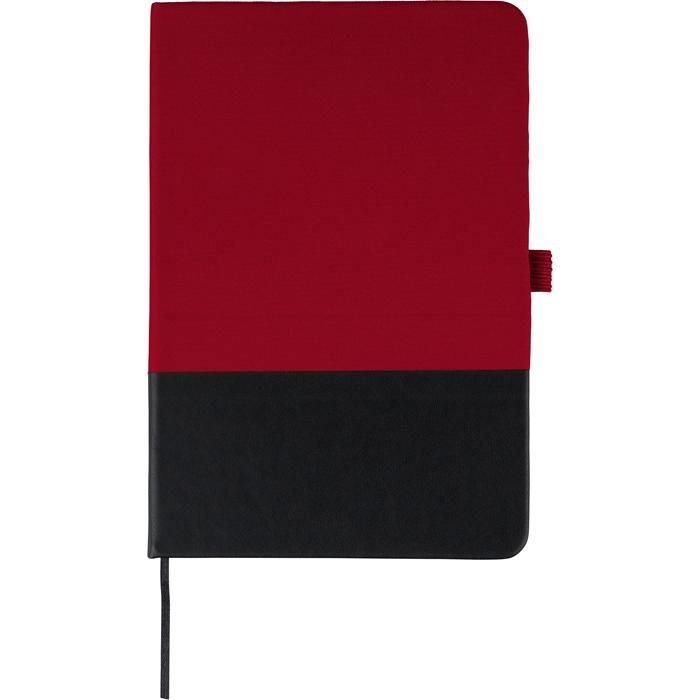 GI1349504-08rPET-Polyester-Notizbuch A5 Yuna_ rot