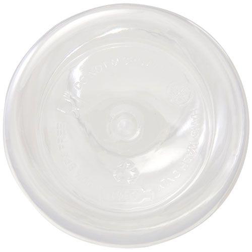 PF100778-1Oregon 400 ml RCS-zertifizierte Trinkflasche aus recyceltem Kunststoff mit Karabiner _ weiss