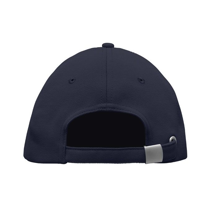MO6831-04Senga RPET Baseball Kappe 5 Panels_ blau