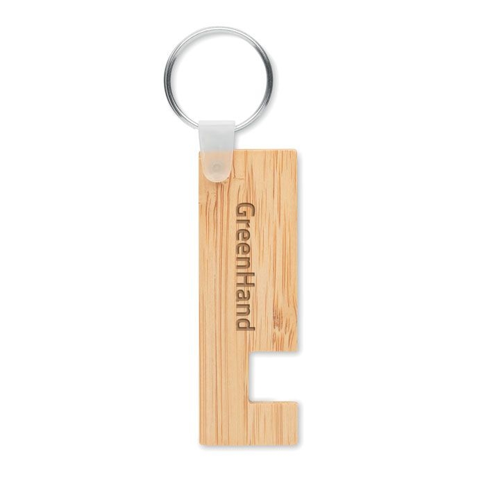 MO6596-40Gankey Schluesselring mit Halter_ Holz