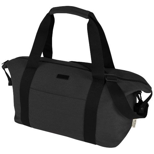 PF120681-4Joey Reisetasche aus GRS recyceltem Canvas 25 L_ schwarz