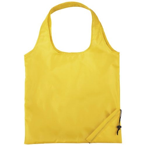PF120119-9Bungalow faltbare Polyester Tragetasche 7L_ gelb