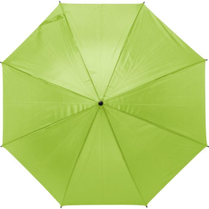 Automatik-Regenschirm aus Polyester Rachel, Limettengrün