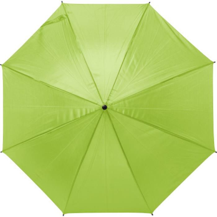 GI9126-19Automatik-Regenschirm aus Polyester Rachel_ Limettengruen