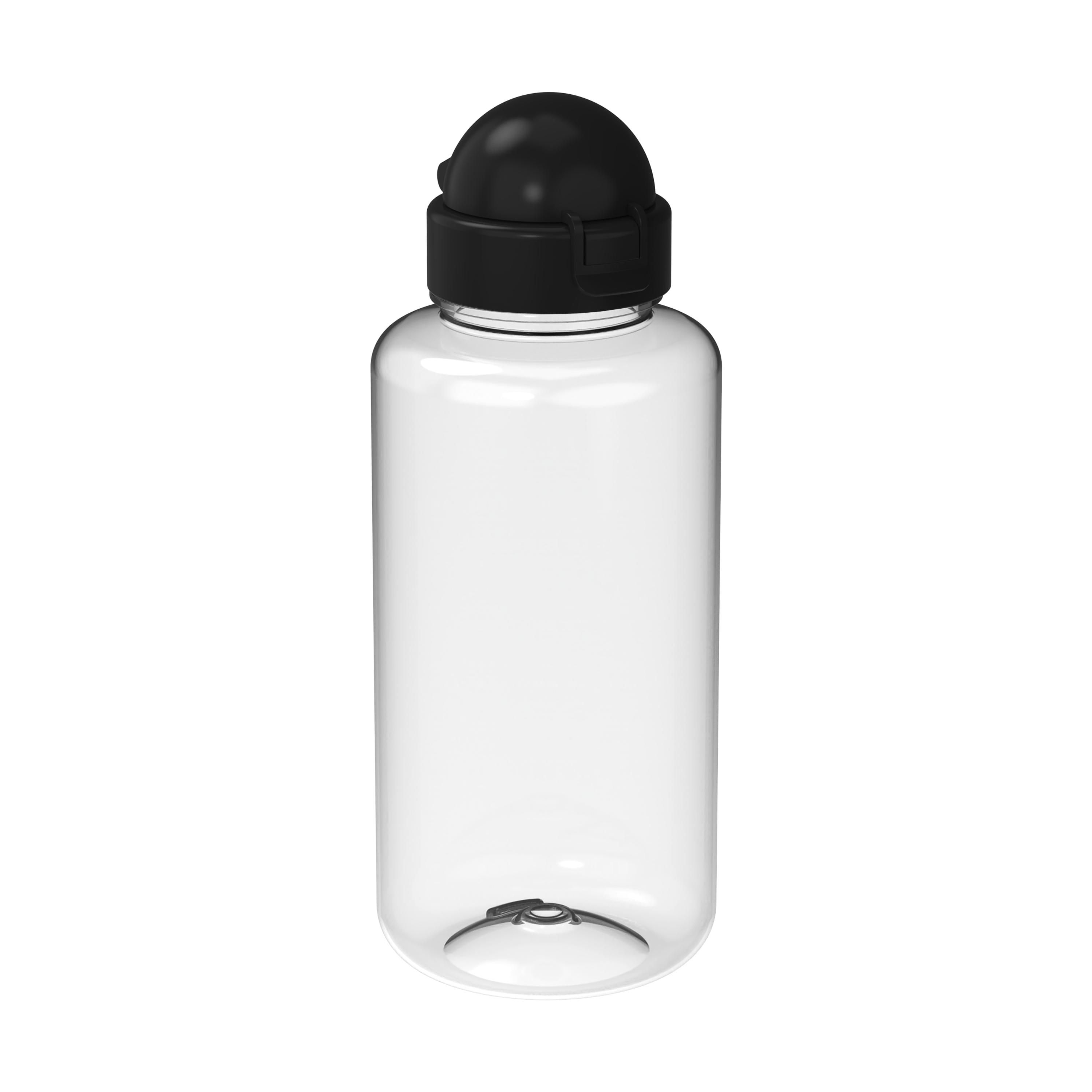 EL02154-2Trinkflasche _Junior_ 700 ml_ transparent_ schwarz