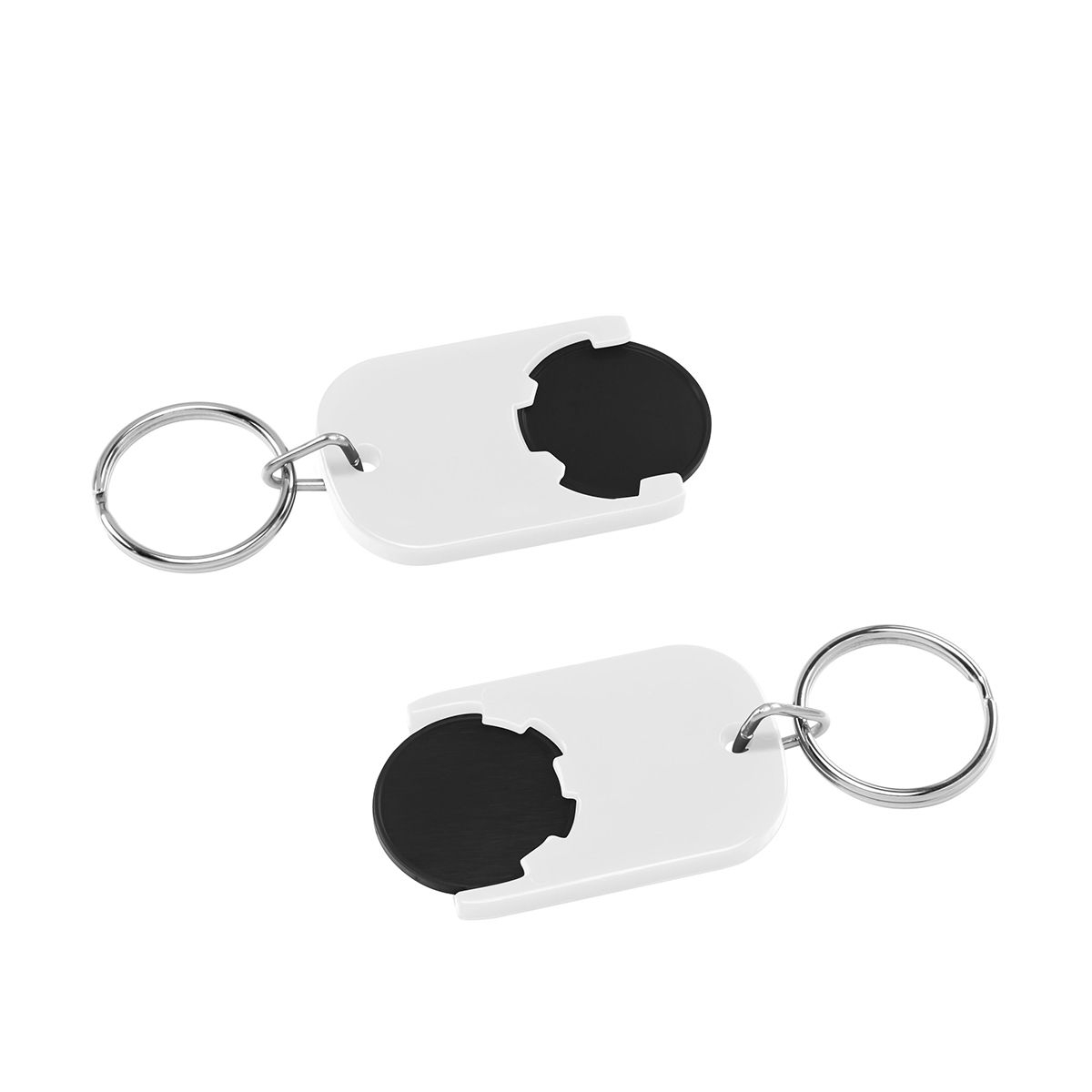 HE7555R-6-0Chiphalter mit 1€-Chip _Gamma_ schwarz_ weiss HE7555R-6-0Chiphalter mit 1€-Chip _Gamma_ schwarz_ weiss