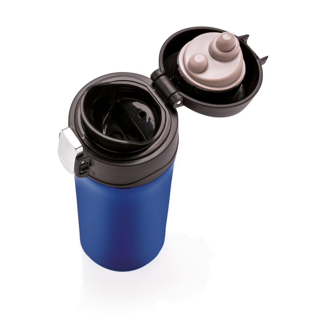 XDP435.06-5Easy-Lock Vakuum-Becher aus RCS recyceltem Stainless-Steel_ blau