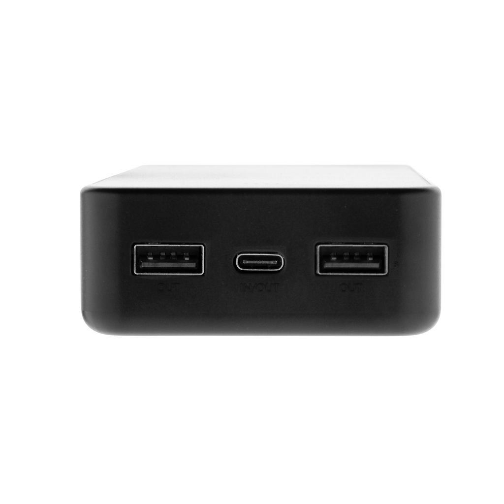 XDP322_57-01Boostcore 20_000mAh Powerbank aus RCS rec. Kunststoff_ schwarz