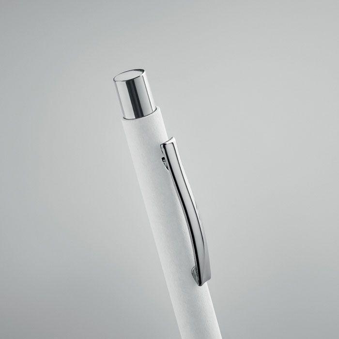 MO2067-06Olympia Druckkugelschreiber recycelt_ weiss