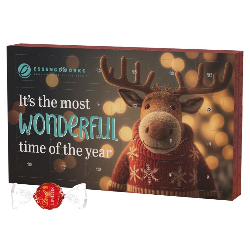 JG20106-2Adventskalender ECO L_ Lindor Milch Kugeln_ Individuelles Motiv