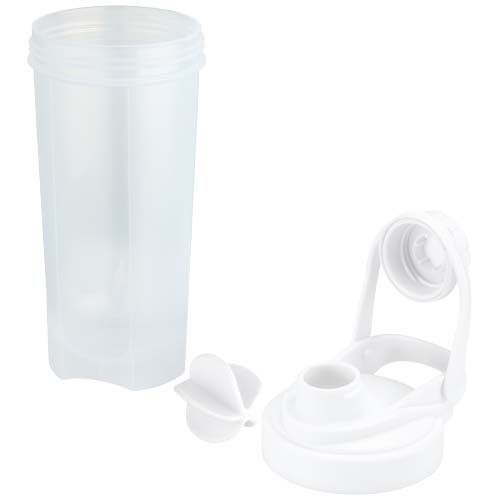 PF100919-1Forza 700 ml Sportflasche mit Shakerball_ transparent klar