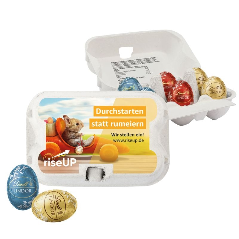 JG30036Sixpack mit Schoko-Ostereiern