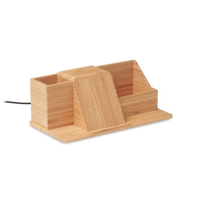 Groovy Induktiver Organizer 10W, Holz