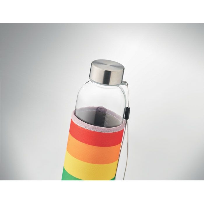 MO9358-99Utah Glass Trinkflasche Glas 500 ml_ bunt